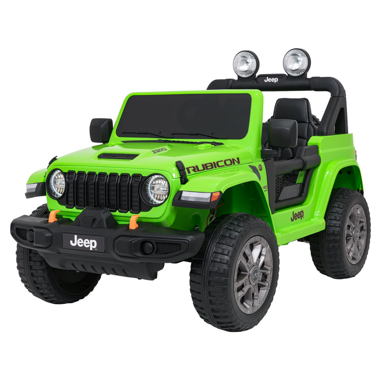 Elektrické autíčko Jeep Wrangler Rubicon Lift 4x4, 24V - zelené